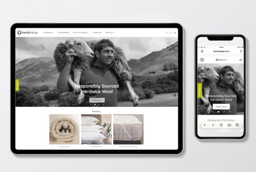 Herdysleep e-commerce website